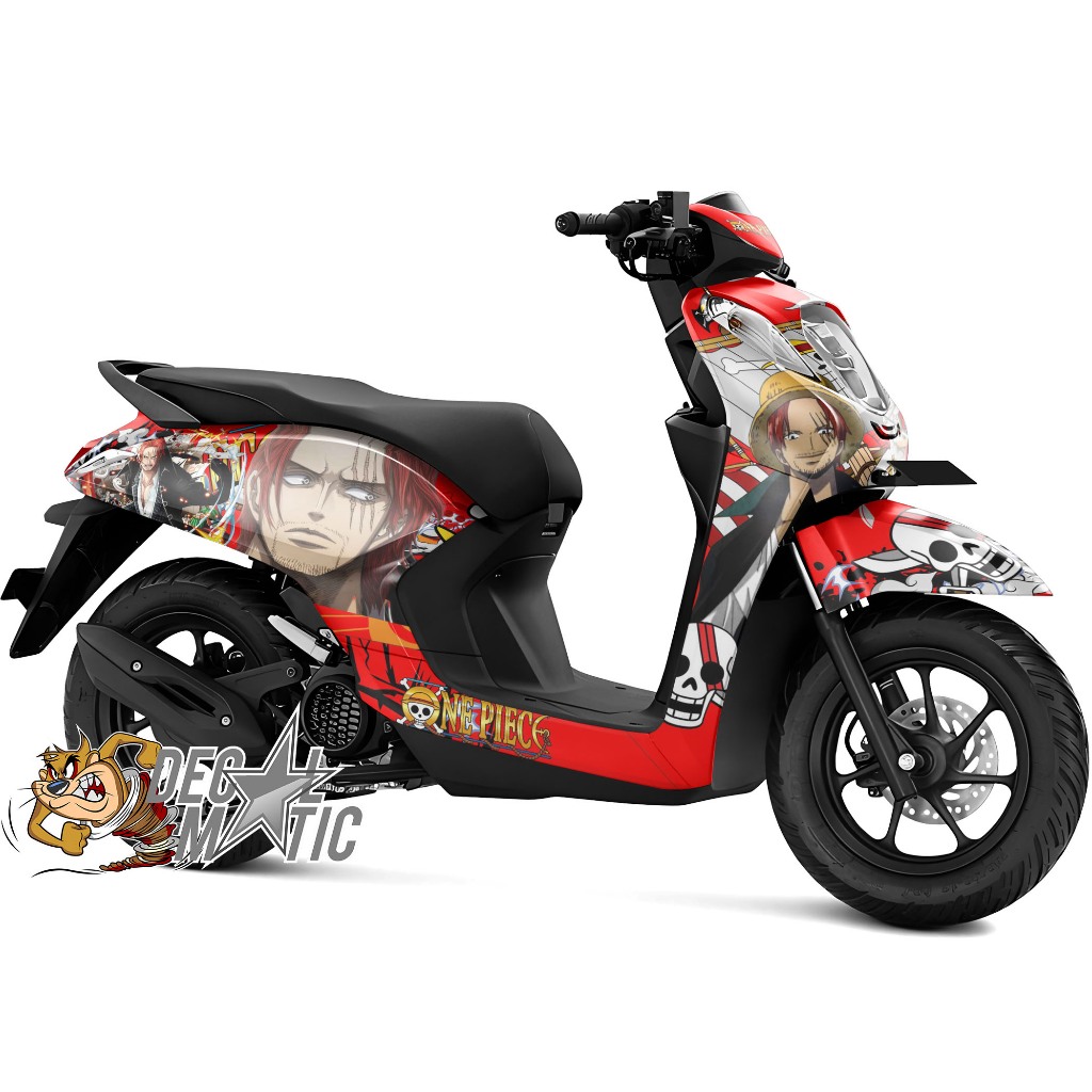 Jual Decal Genio Full Body Stiker Genio Full body Striping motor Genio ...