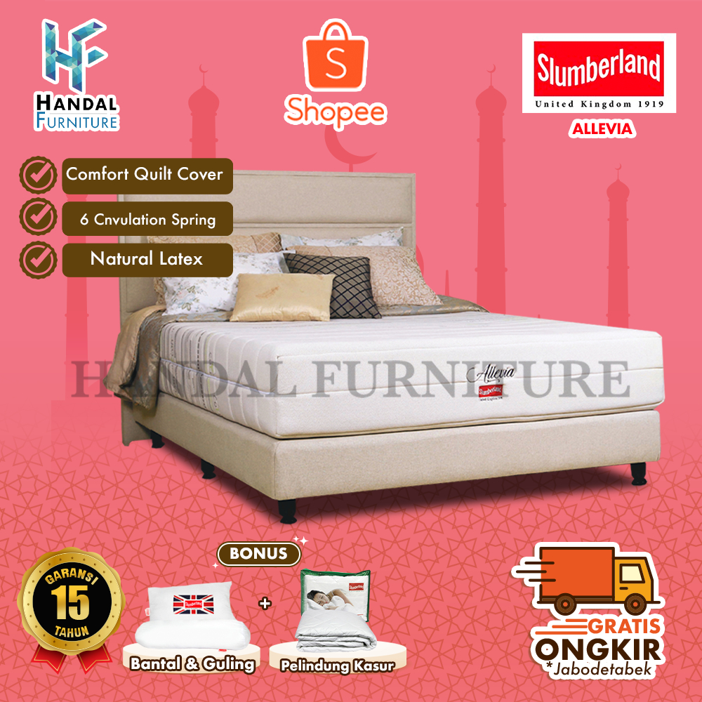 Jual Slumberland Set Spring Bed Allevia | Shopee Indonesia