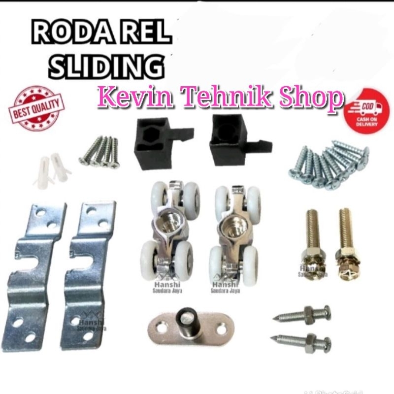 Jual Roda Rel Sliding, Roda Rel Pintu Geser | Shopee Indonesia
