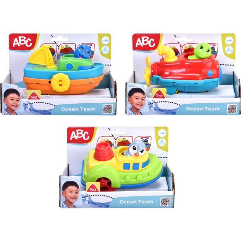 Jual Dickie toys ABC water toy ocean team boat with animal figure ...