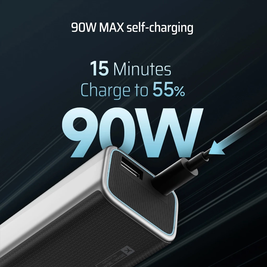 Cuktech 10 Power Bank 10000mAh 150W USB Type-C Fast Charging