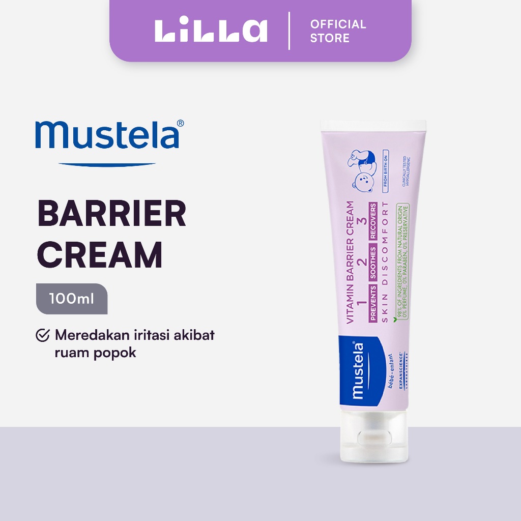 Jual MUSTELA Barrier Cream 100ml - Diaper Rash Cream | Shopee Indonesia