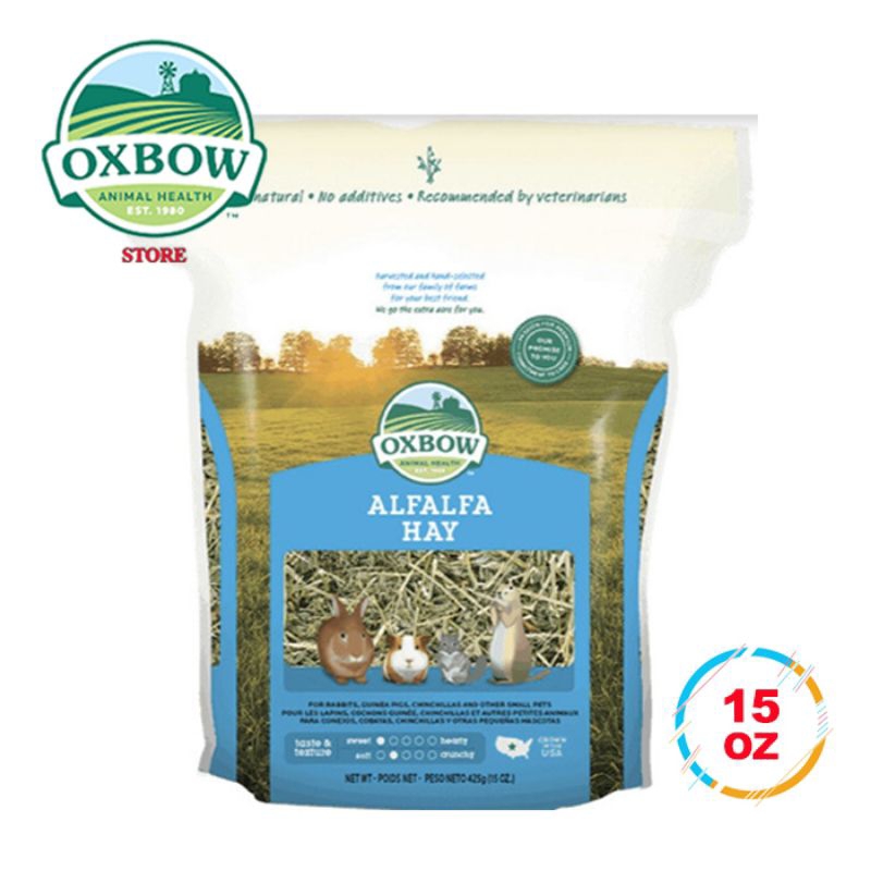 Jual Oxbow Western Alfalfa Hay 15oz | Shopee Indonesia