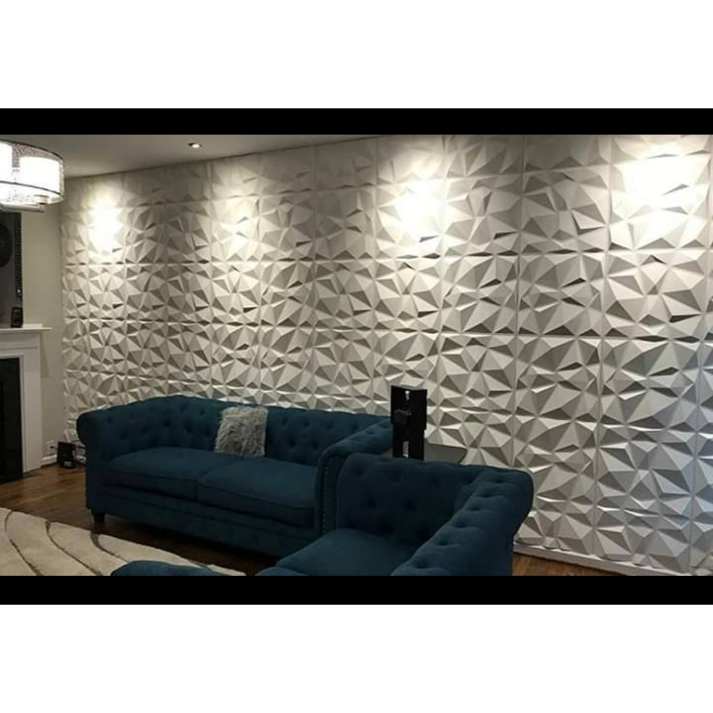 Jual Wall Panel 3D Cor Beton ukuran 30 x 30 cm x 2.5 cm dan 50 x 50 x 2 ...
