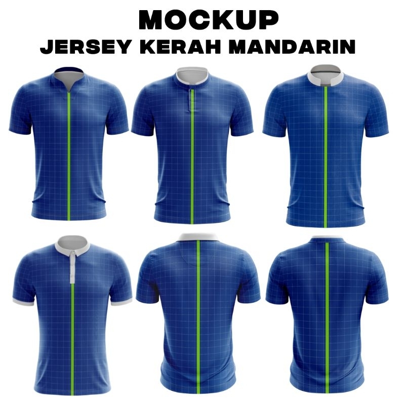 Jual MOCKUP JERSEY KERAH MANDARIN | PSD PHOTOSHOP | Shopee Indonesia