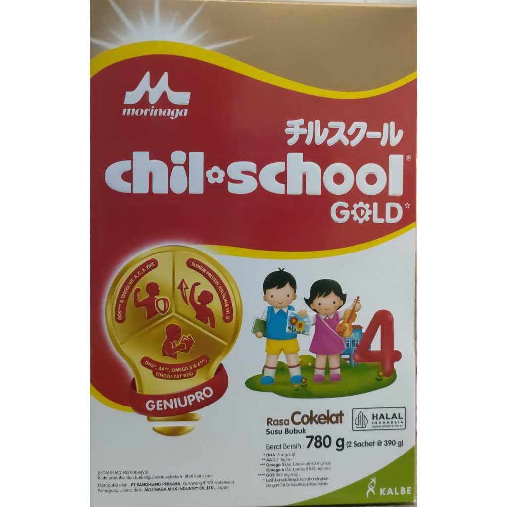 Jual MORINAGA CHILSCHOOL GOLD REGULER COKLAT 780GR / CHIL SCHOOL GOLD ...
