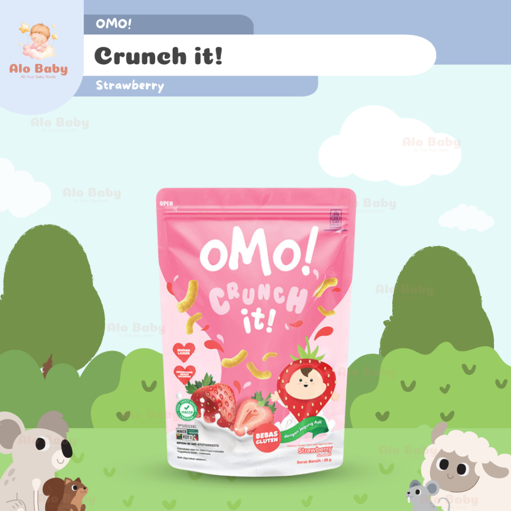 Jual OMO Healthy Snack For Kids - Camilan Bayi Omo Crunch Snack - OMO ...