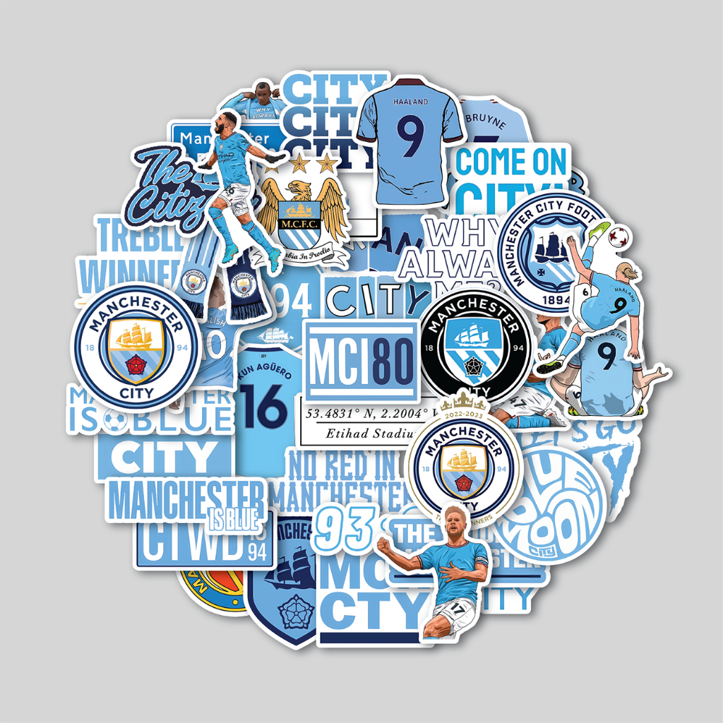 Jual Sticker Pack Manchester City Sticker Tumbler Stiker Laptop Koper Helm Shopee Indonesia 0515