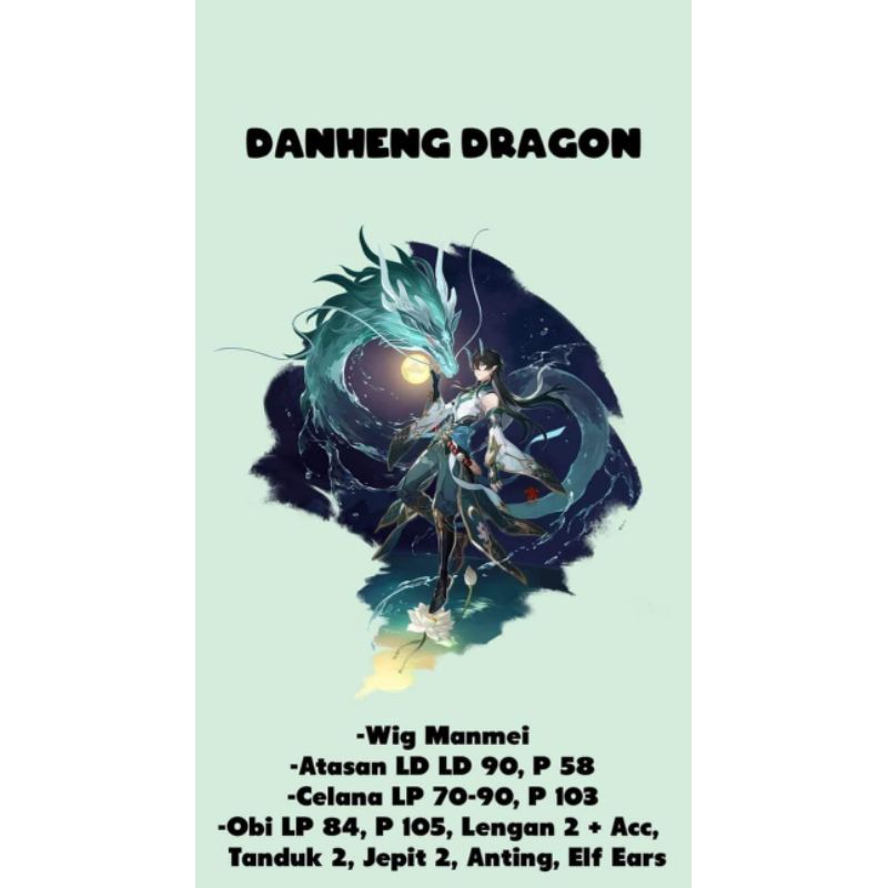 Jual Dan Heng dragon skin costume dan wig cosplay danheng | Shopee ...