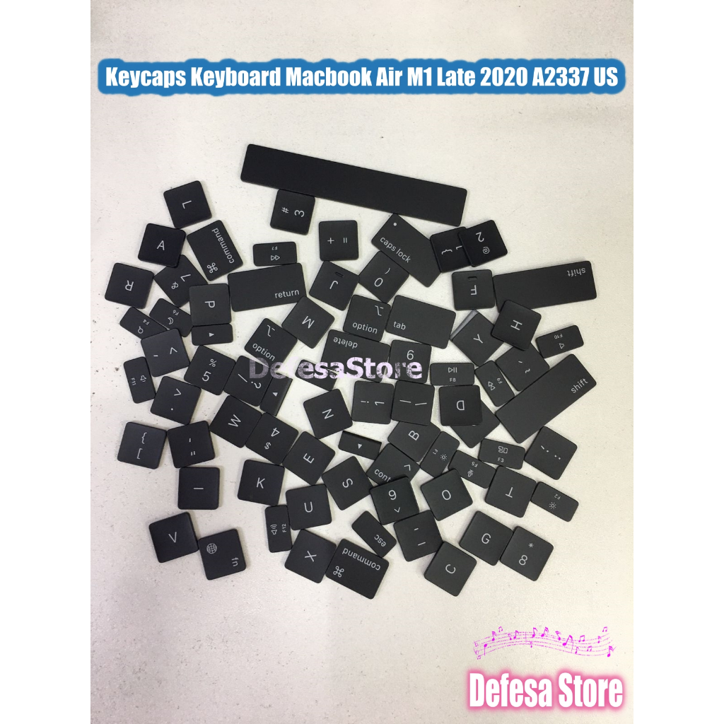 Tastiera Italiana Per MacBook Air 13.3'' A2337 Fine 2020 - Ricambio Keycaps - Foto 2