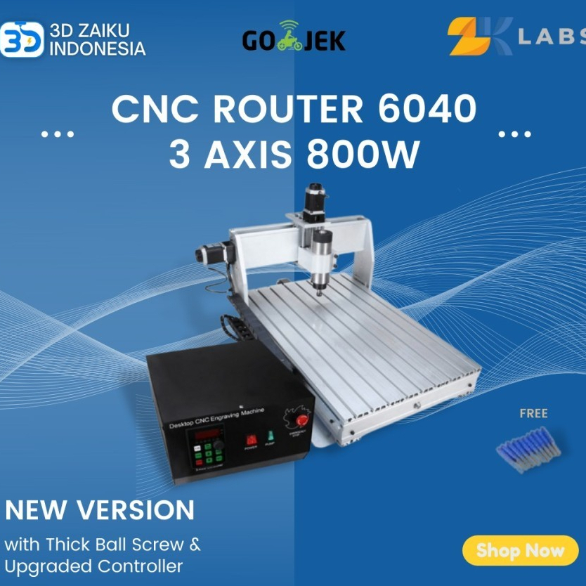 Jual CNC Router 6040 Mini Mesin CNC PCB Milling 600*400*75 mm with ...