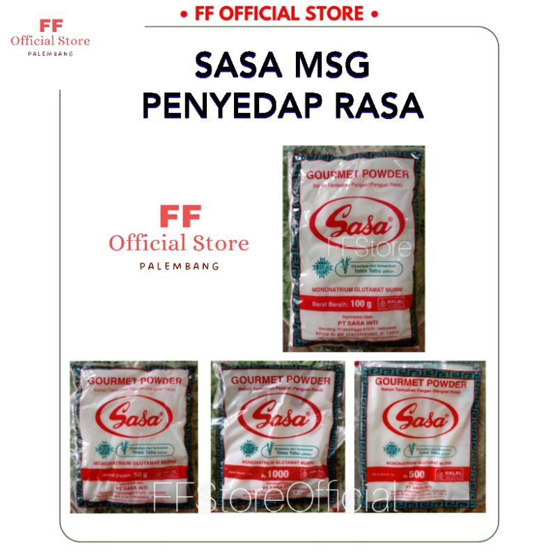 Jual SASA MSG Penyedap Rasa Kemasan Sachet | Shopee Indonesia