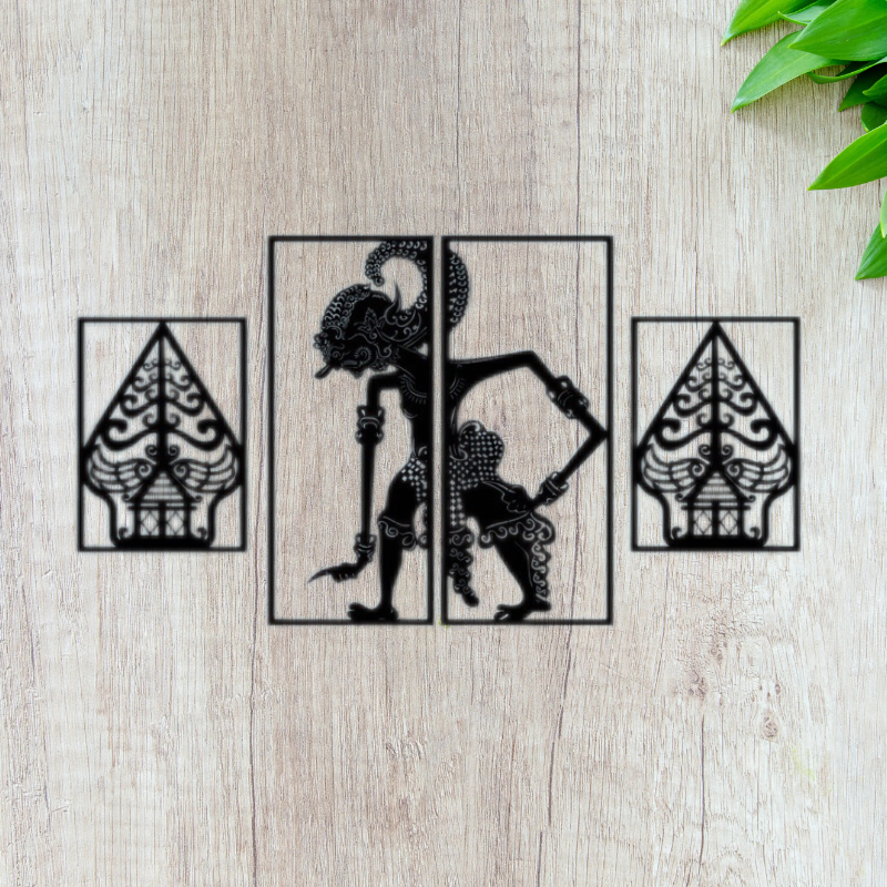 Jual WALL DECOR 3D WAYANG 4 PANEL (1 set) / TEMA JAWA Laser Cutting ...