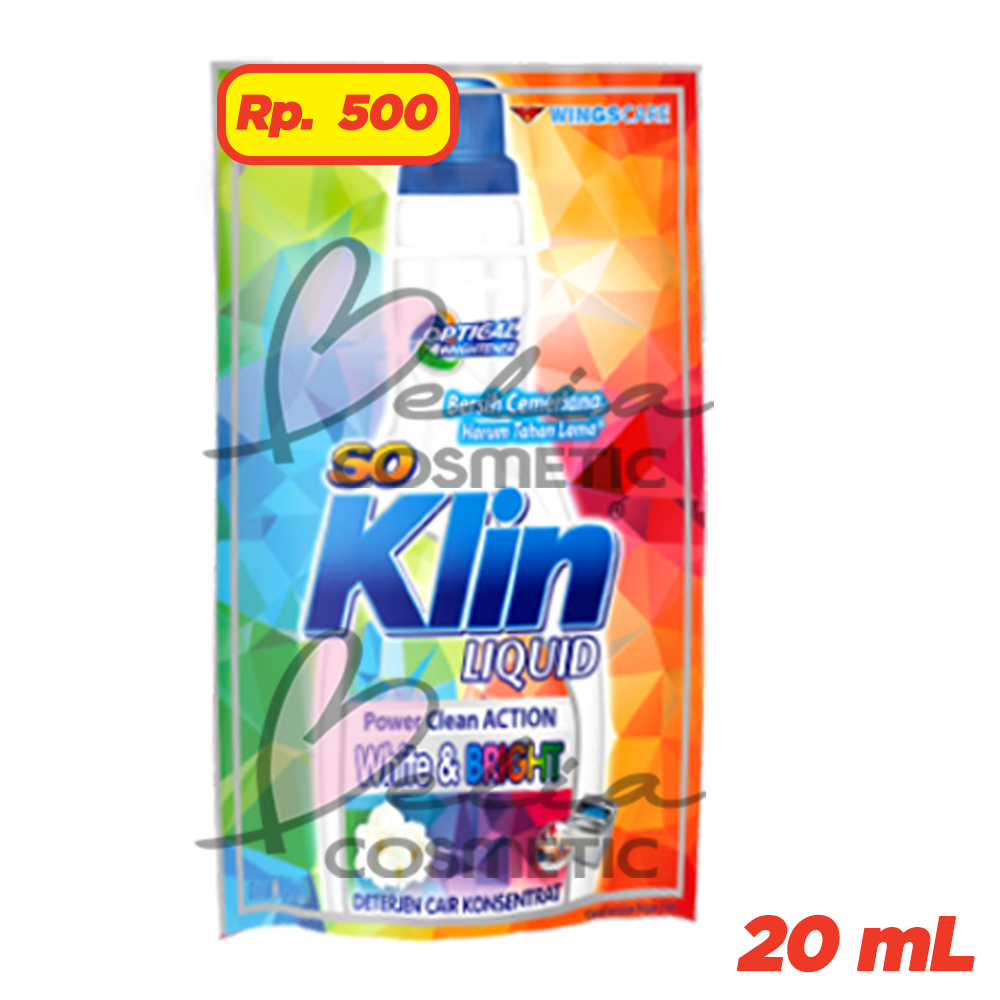 Jual BELIA SO KLIN Liquid Detergent Cair Konsentrat | Kemasan Sachet ...