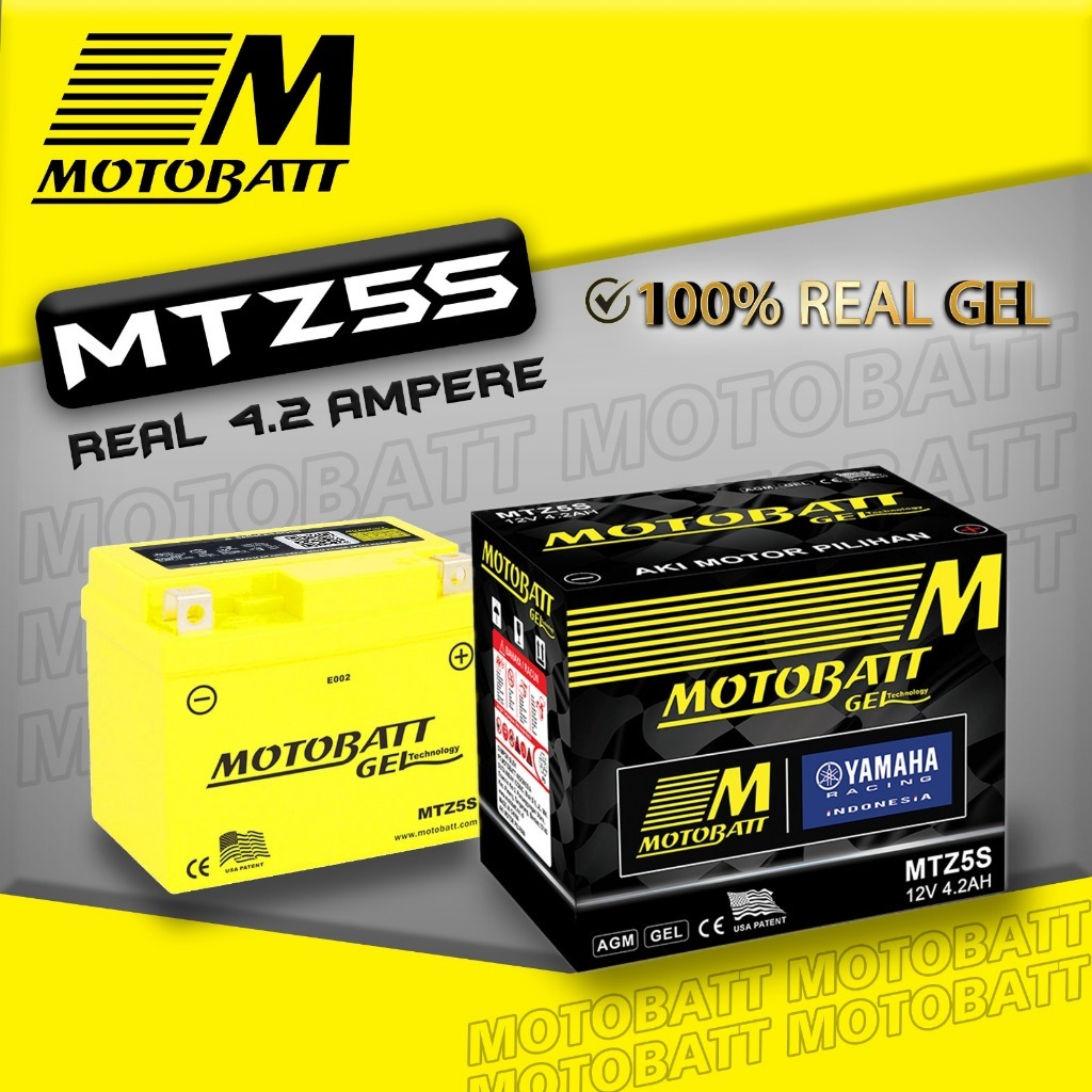 AKI ACCU KERING Honda Scoopy Astrea Star Prima CS1 - Motobatt MTZ5S