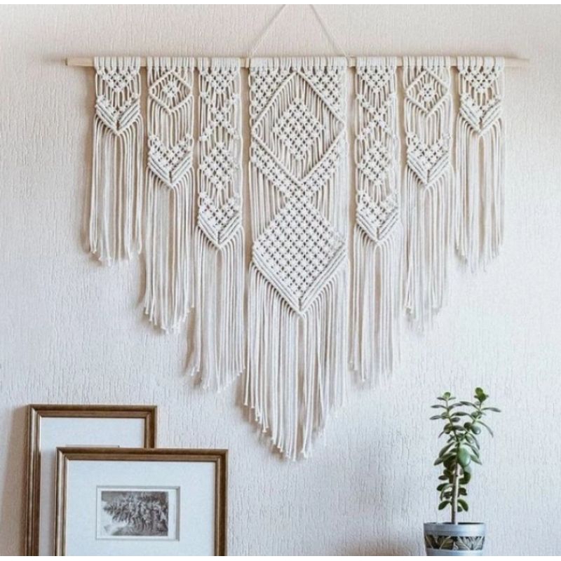 Jual Macrame Wallhanging Jumbo | Dekorasi Ruangan | Hiasan Dinding ...