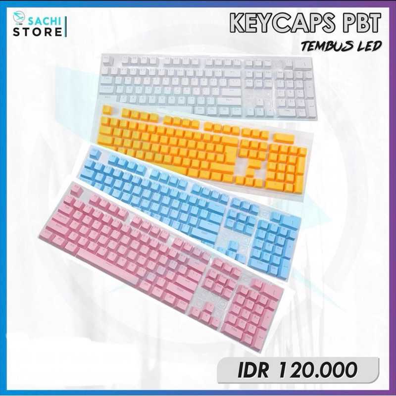 Jual Keycaps PBT (Tembus LED) | Shopee Indonesia