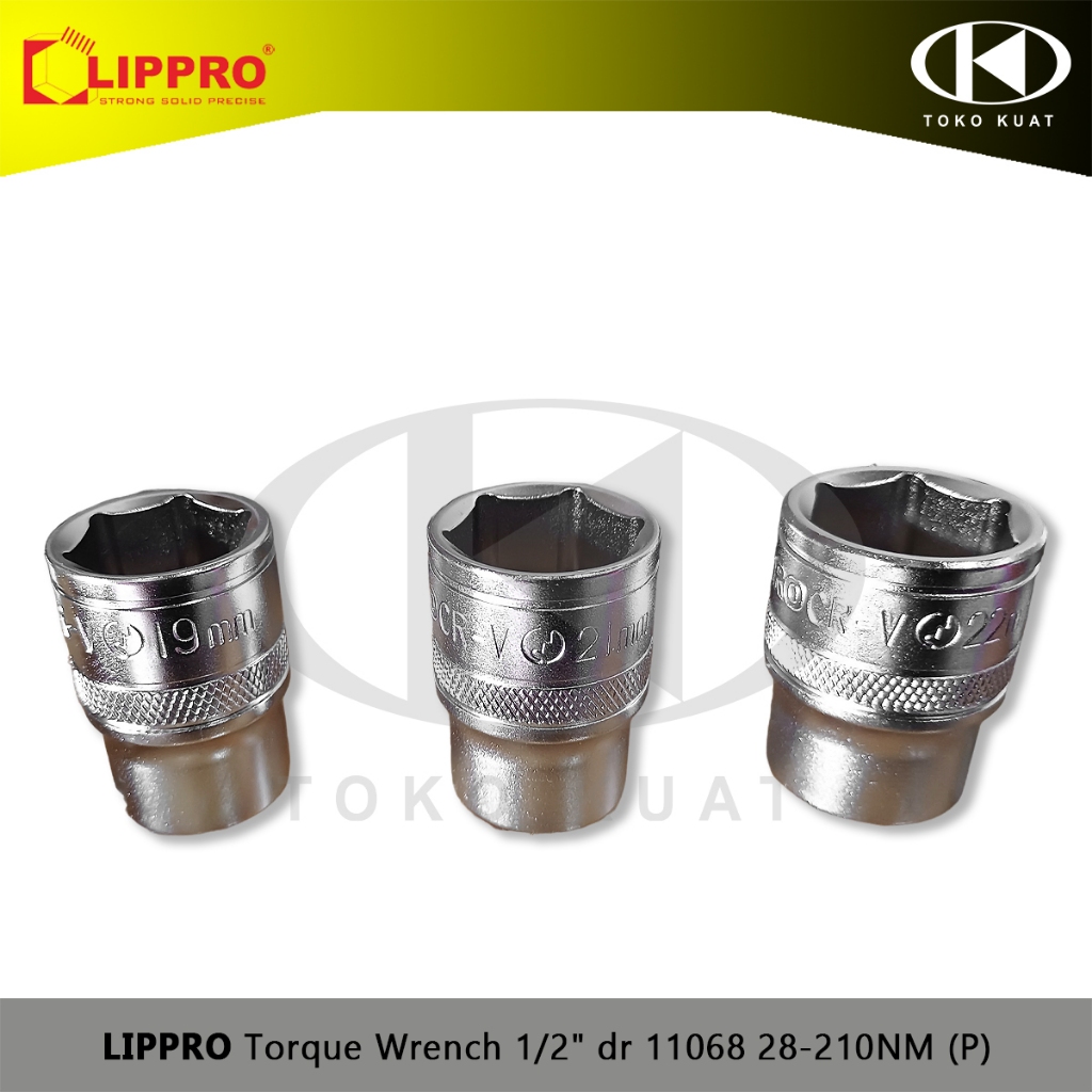 Jual Torque Wrench LIPPRO Kunci Torsi momen Gagang Socket 1/2