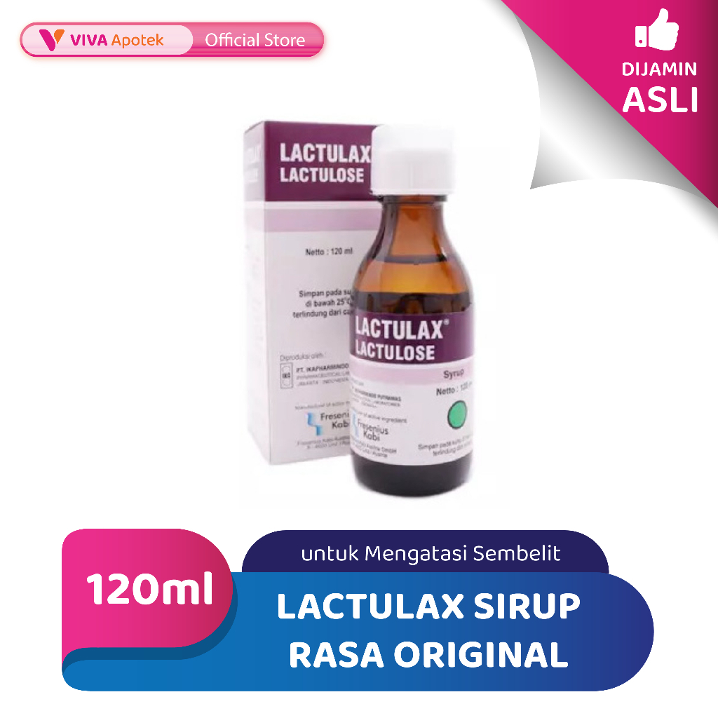 Jual Lactulax Sirup Rasa Original untuk Mengatasi Sembelit (120 ml ...