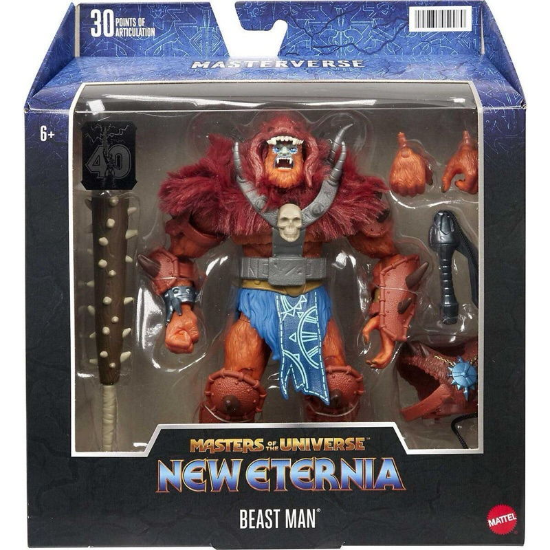 Masters of the Universe - Masterverse Revelation, Personaggio Beast Man con Accessori, Giocattolo per Bambini 6+Anni, GYV16