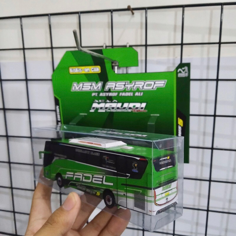 Jual MINIATUR BUS KARTON MSM ASYROF FADEL 