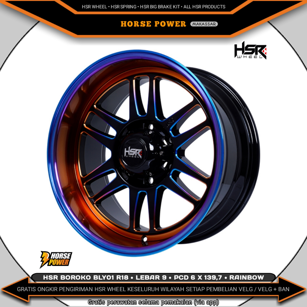 Jual Velg R18 • Mobil 6 Baut Roda • Single Pcd 6 x 139,7