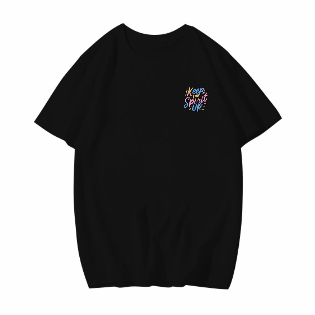 Jual URW Kaos Keep | Basic | Hitam | Unisex | Shopee Indonesia