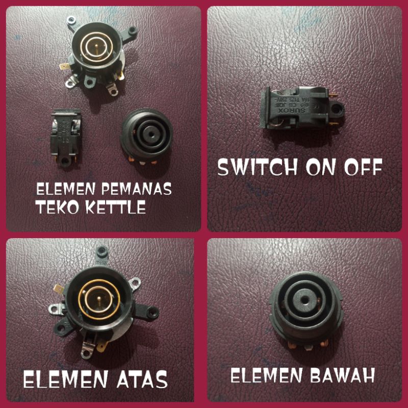 Jual Sparepart Switch/Saklar On Off Otomatis Teko Kettle Ketel ...