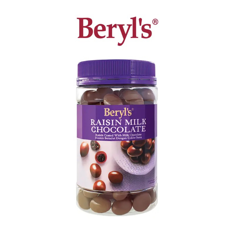 Jual Beryl's Raisin Coated with Milk Chocolate (400g) | Shopee Indonesia