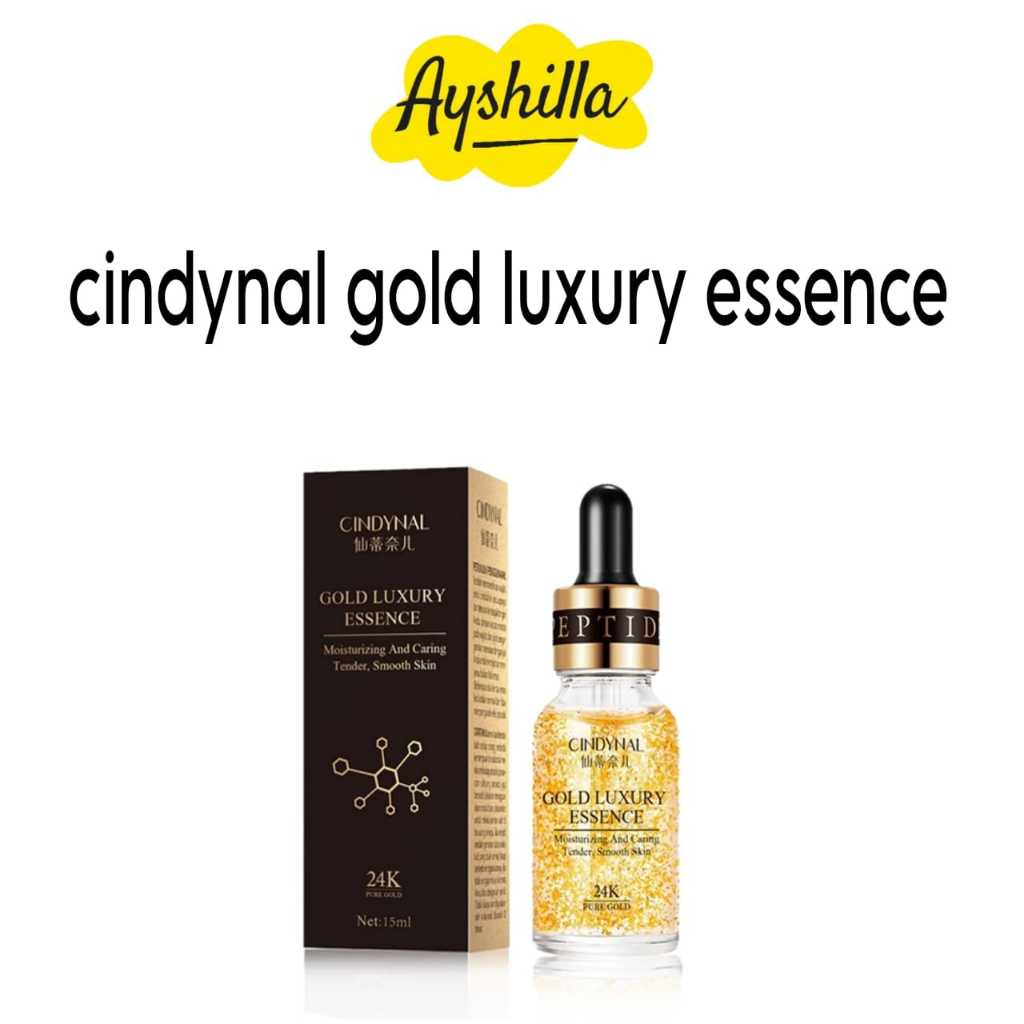 Jual Cindynal Gold Luxury Essence 24K | Serum Wajah Glowing Original ...