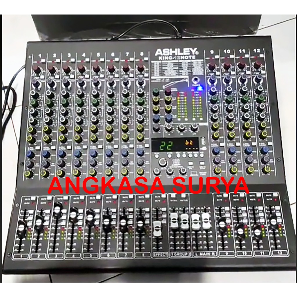 Jual Mixer Audio ASHLEY KING 12 NOTE COMPRESSOR / KING NOTE 12 Original ...