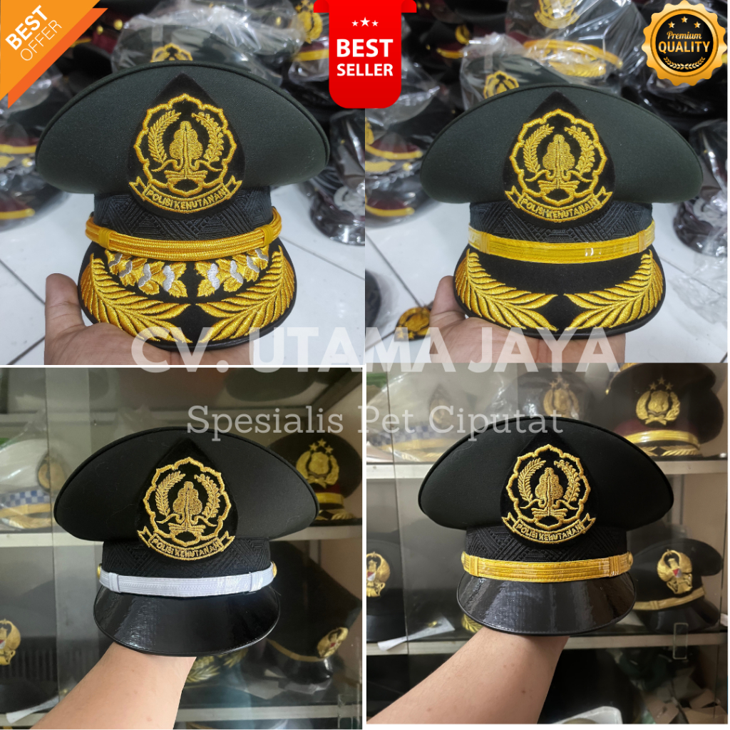 Jual Topi Pet POLHUT Polisi Hutan Kehutanan PDH PDU | Shopee Indonesia