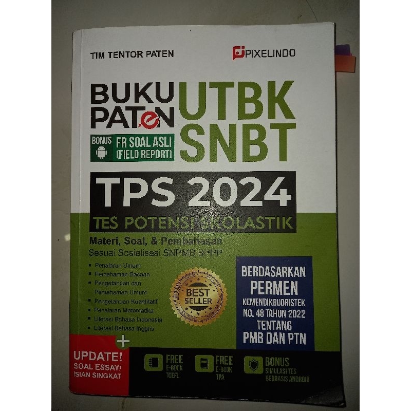 Jual Buku UTBK SNBT 2024 PATEN | Shopee Indonesia