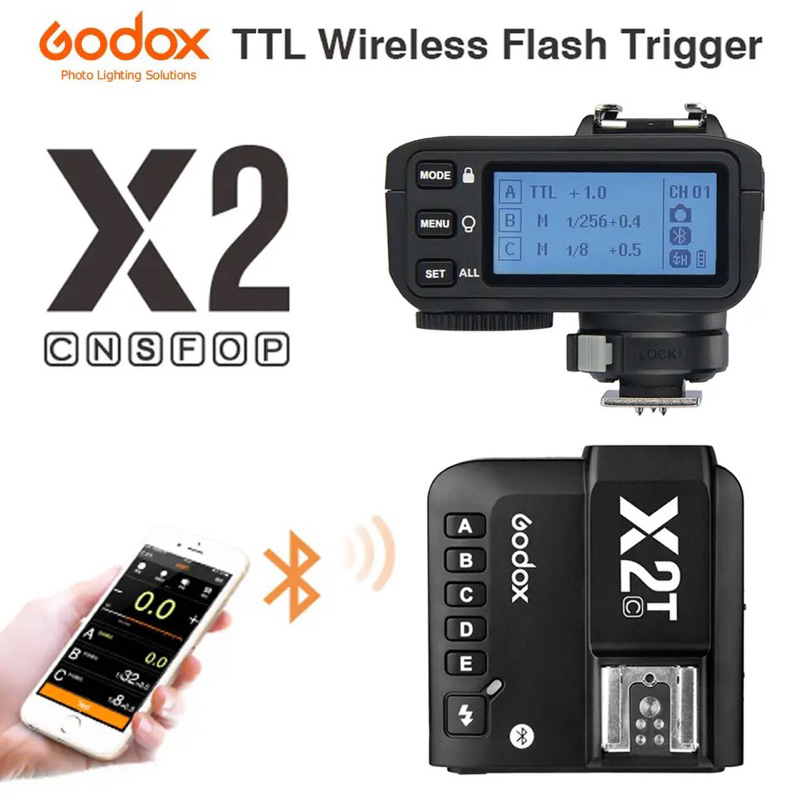 Jual Godox X2T TTL Wireless Flash Trigger for Sony, Canon, Nikon ...