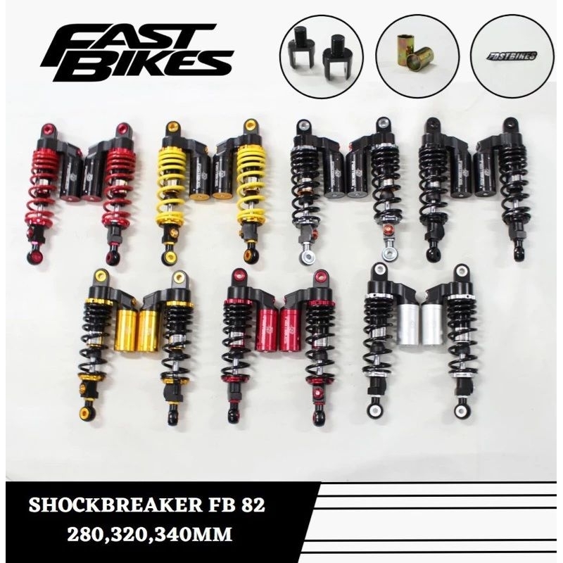 Jual Shockbreaker Shock Fastbikes Double Tabung Atas Model W P New Series Varian Warna Mm