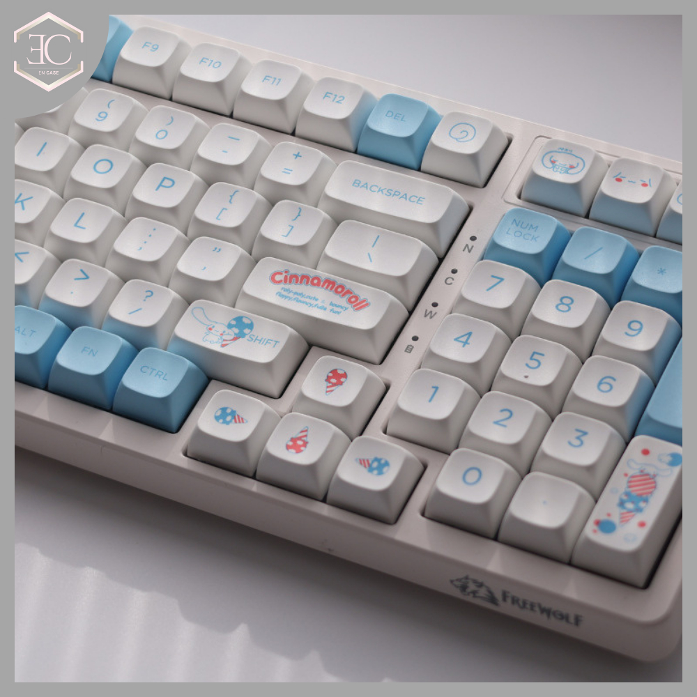 Jual Keycaps Keycap Keypad PBT XDA Cinnamoroll Blue Kartun Kelinci Lucu ...