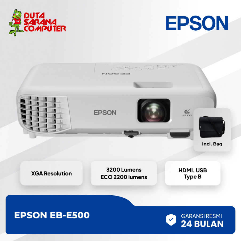 Jual Projektor Epson Eb E500 Epson E500 Epson E 500 Led Proyektor Xga Projector 3lcd Hdmi Murah