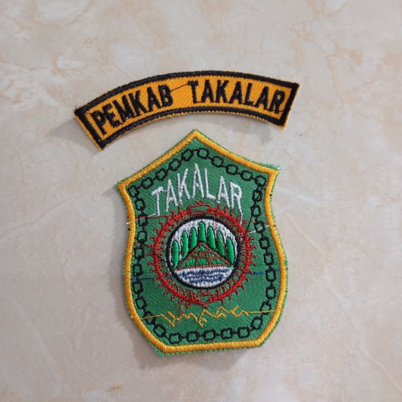 Jual Set Bordir Badge Logo Lambang Takalar | Shopee Indonesia