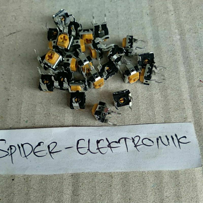 Jual resistor Trimpot VR Kuning Berbagi Nilai VARIAN | Shopee Indonesia