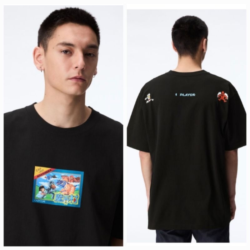 Jual UNIQLO KAOS UT CAPCOM 40TH BLACK BARU ASLI ORIGINAL | Shopee Indonesia