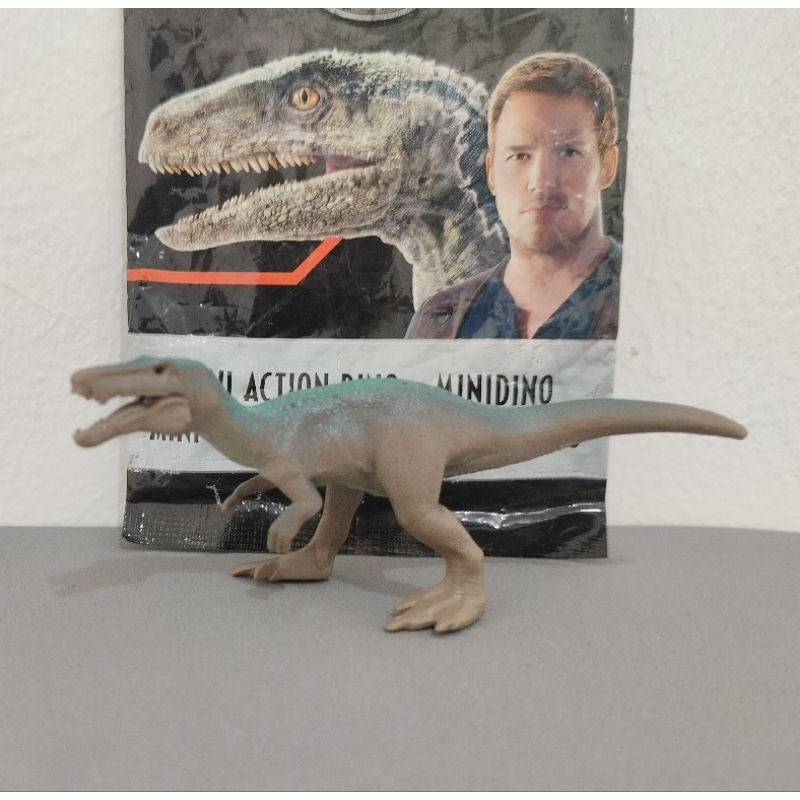 Jual Mattel Jurassic World Mini Action Dino Rivals Dinosaurus Baryonyx Blue Shopee Indonesia 8688