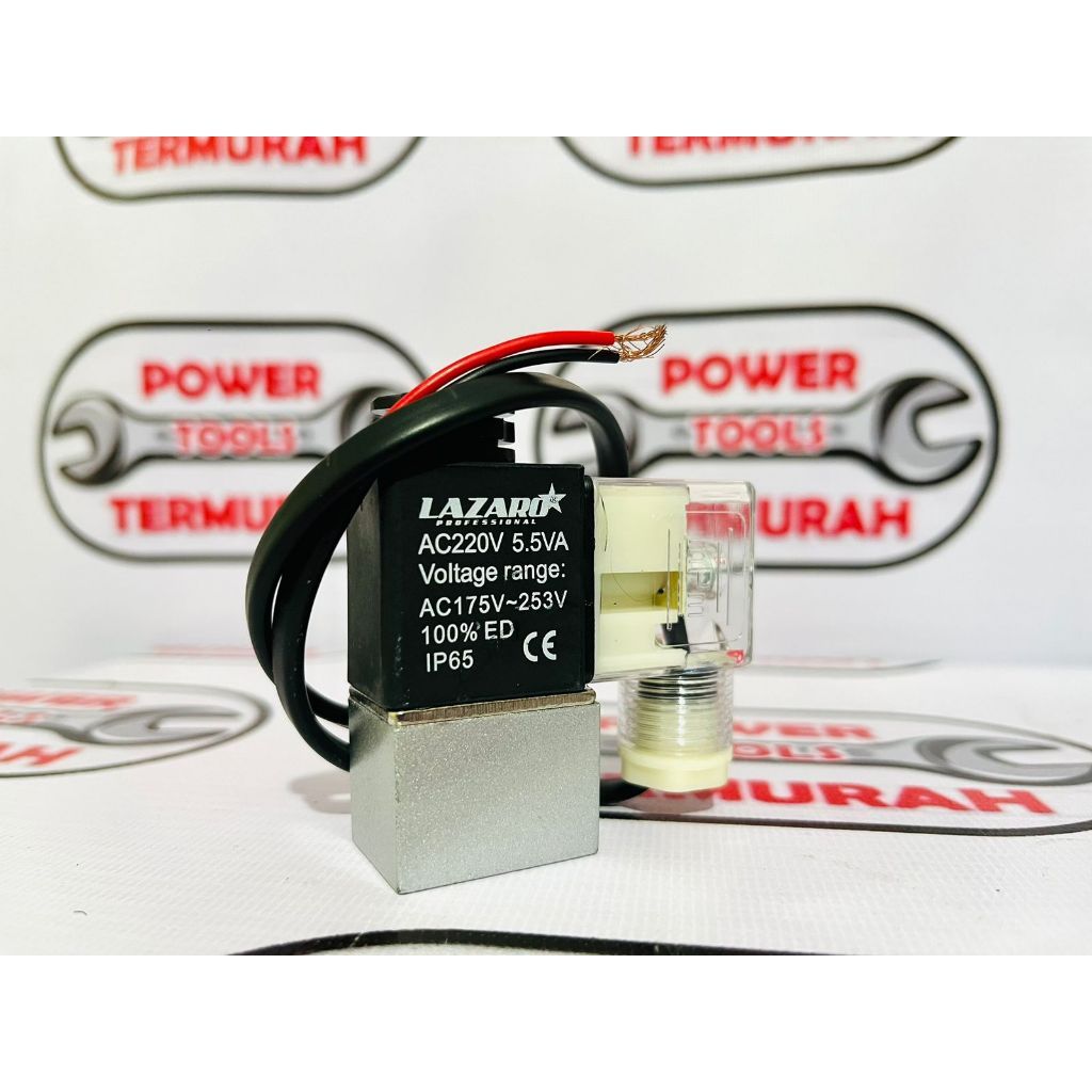 Jual SELENOID VALVE OTOMATIS KOMPRESOR LAZARO PRESSURE SWITCH ...