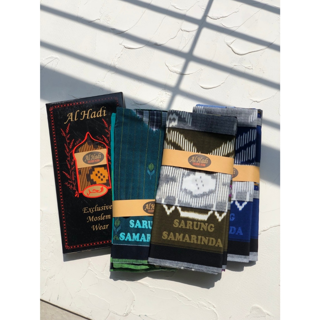 SARUNG Dewasa Samarinda PREMIUM AL HADI dus merah (FREE BOX)