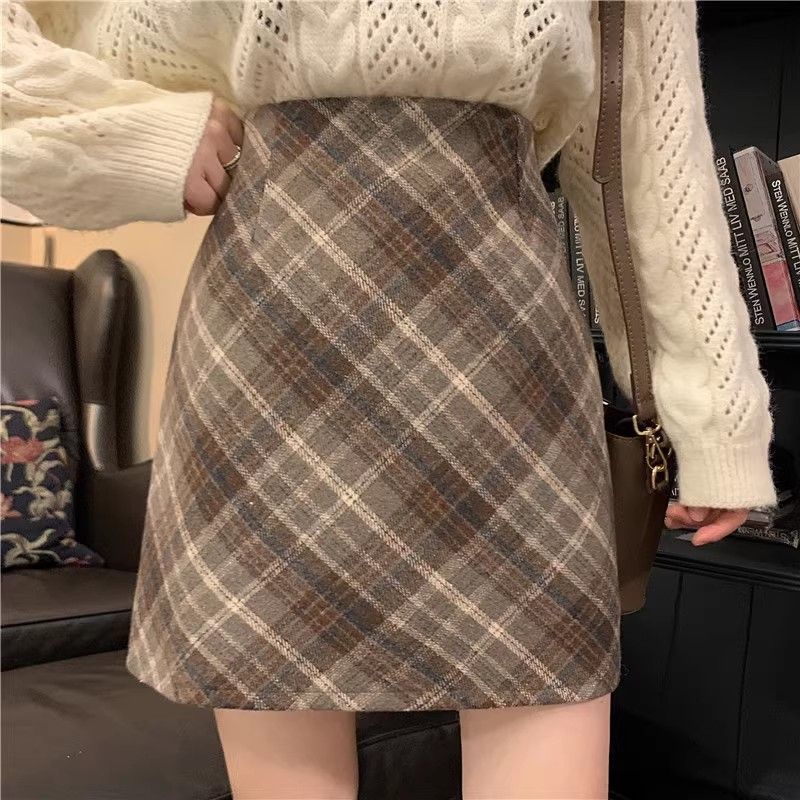 Jual AJW Rok Mini Tartan Bahan Cotton Wolly Premium ZAA | Hot Pants ...