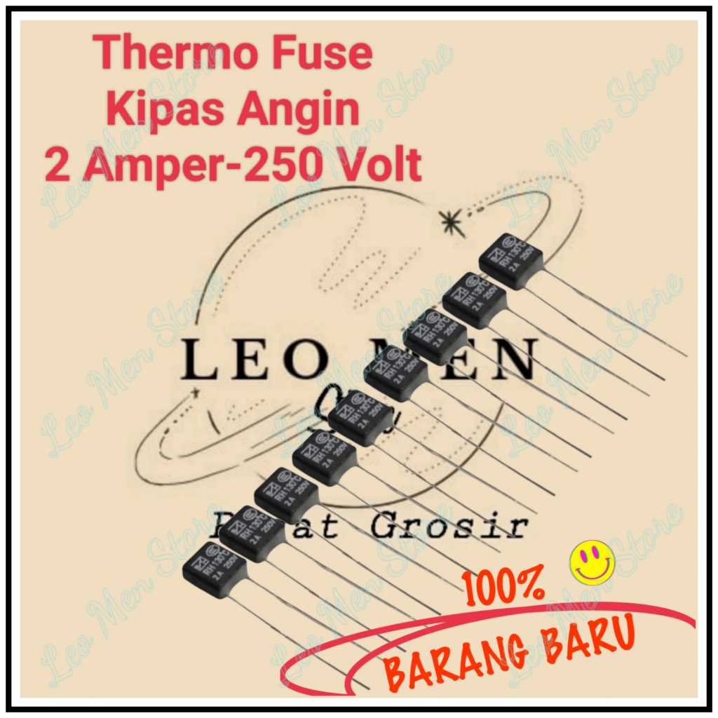 Jual Fuse Kipas Angin 2 Amper 250 Volt~Thermo fuse Kipas Angin 2 Amper ...