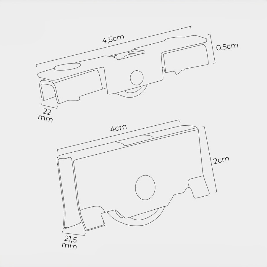 Jual Roda Showcase - Roda Etalase - Roda Matex Besar - Isi 100 Pcs ...
