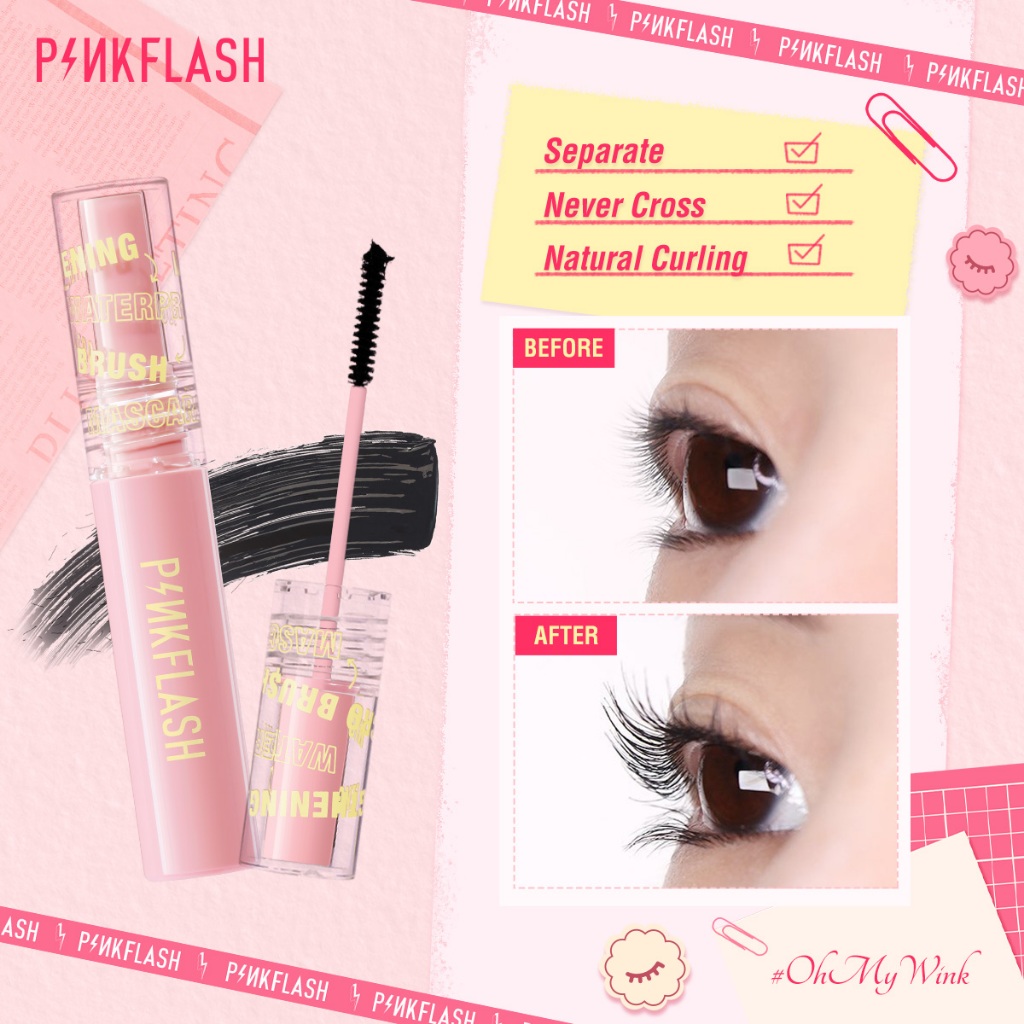 Jual PINKFLASH Eye Makeup Series Tahan air Tahan lama Eyeliner Mascara Eyebrow Pomade Shopee Indonesia