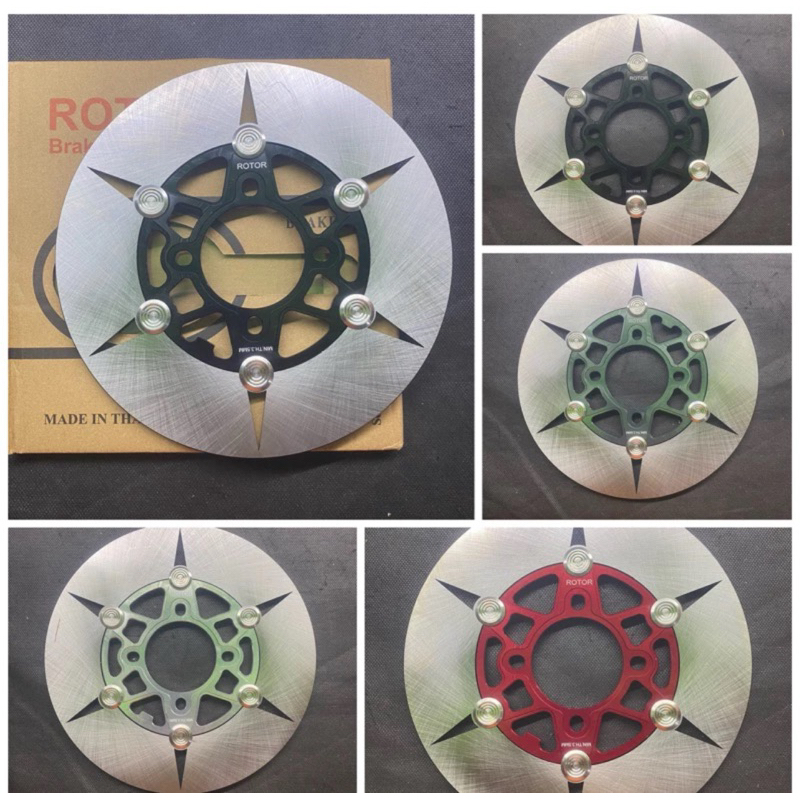 Jual Disc ROTOR Universal 220mm Hole 4 Buta Vietnam Titanium Bulat CNC ...