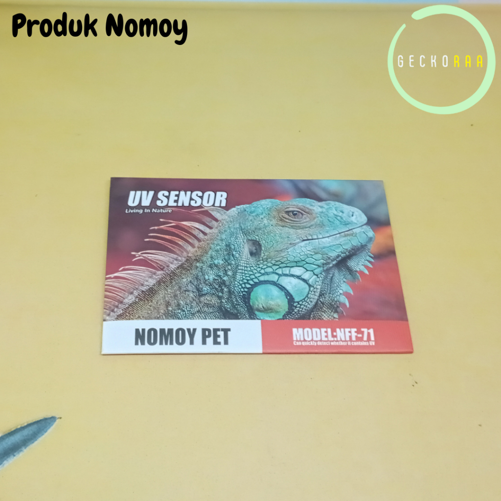 Jual Nomoy NFF-71 UV Sensor UVB Test Card Uji UV Reptil Torto Sulcata ...