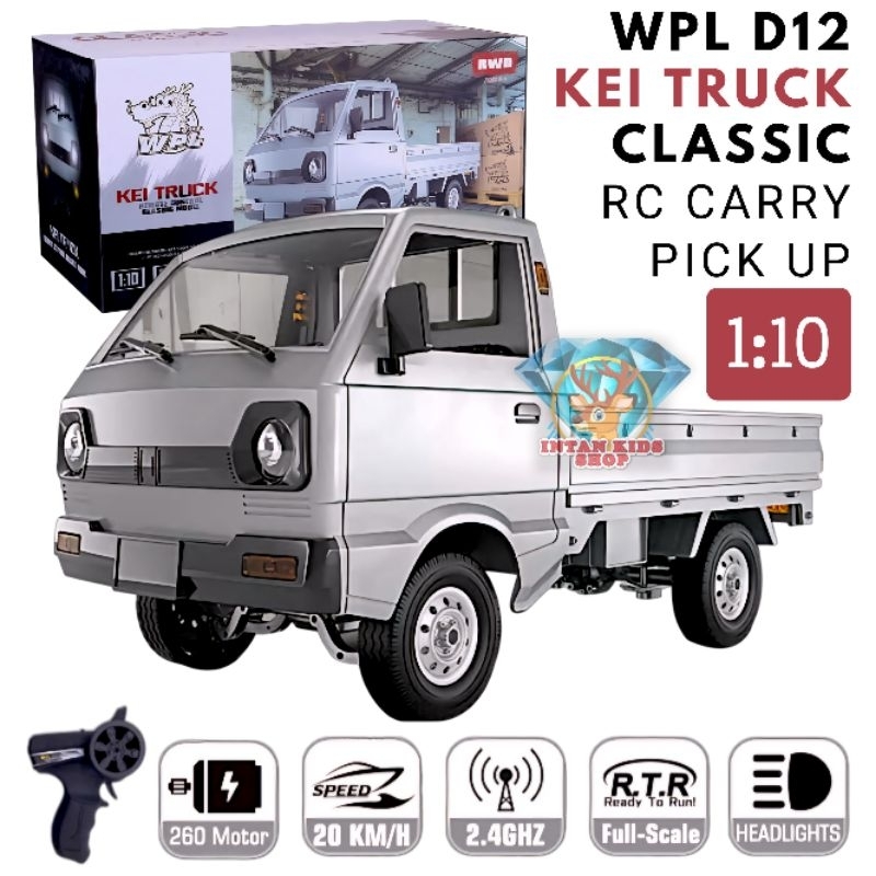 Jual MAINAN ANAK REMOTE CONTROL RC DRIFT 110 WPL KEI TRUCK CLASSIC